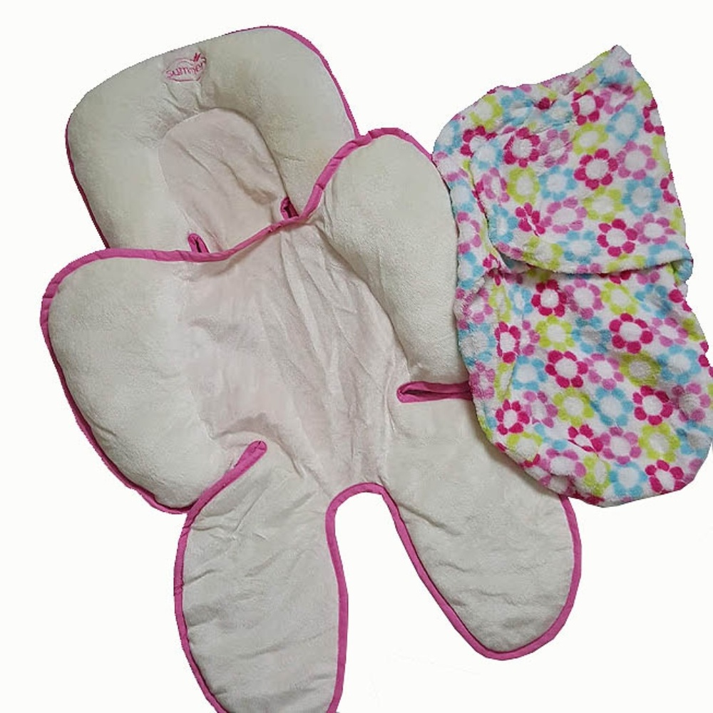 Summer Car Seat Insert for Baby and Swaddle